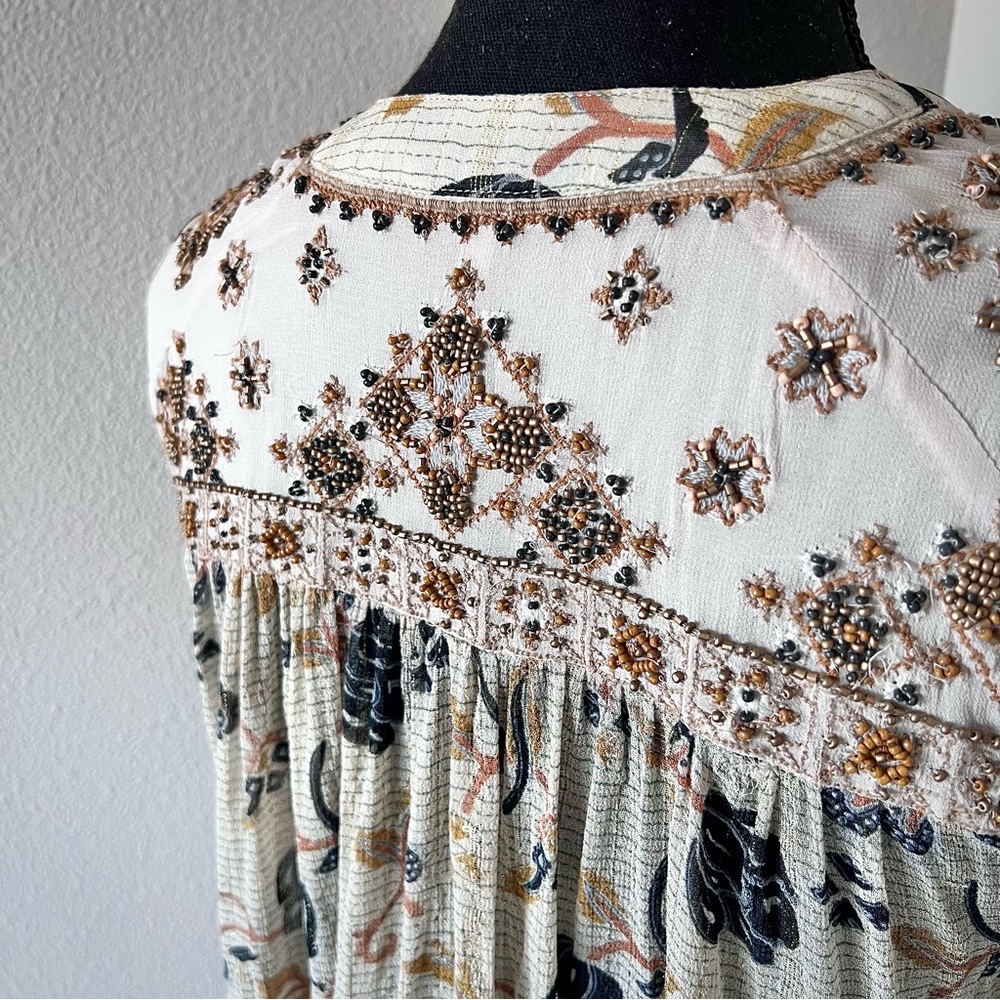 EXC • Free People Stroll Through the Meadow Blouse • - Picture 9 of 12
